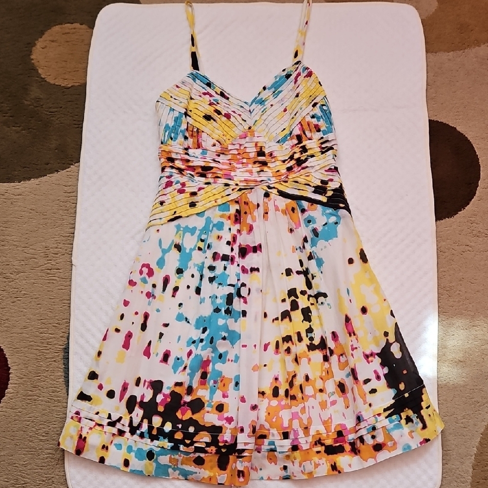 Calvin Klein Multicolor Spaghetti Strap Dress